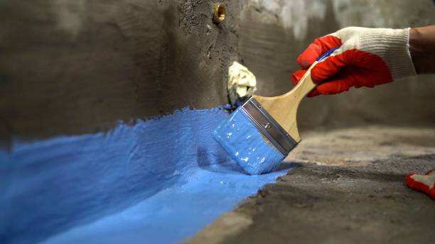 Commercial Waterproofing project at a Smithville, NJ business property by SJ Waterproofing Pros
